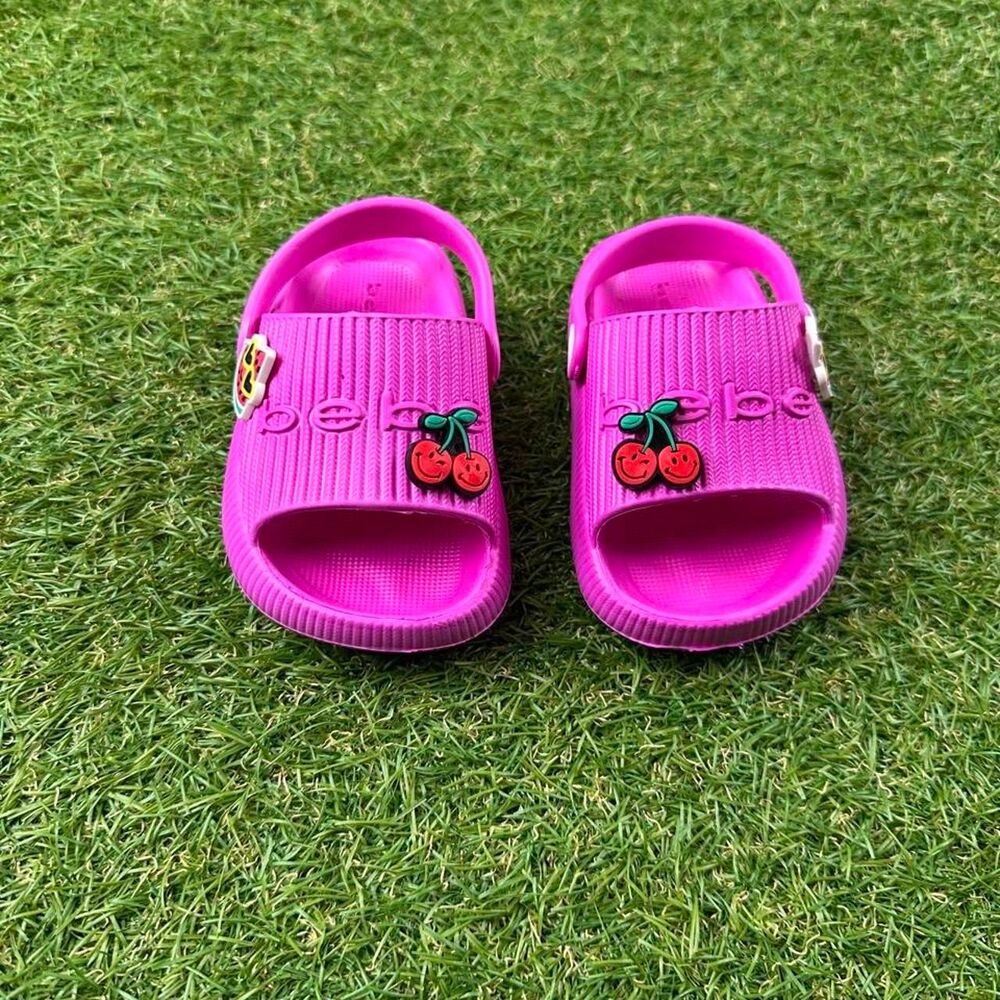 Bebe Women's Pink and Purple Sandals